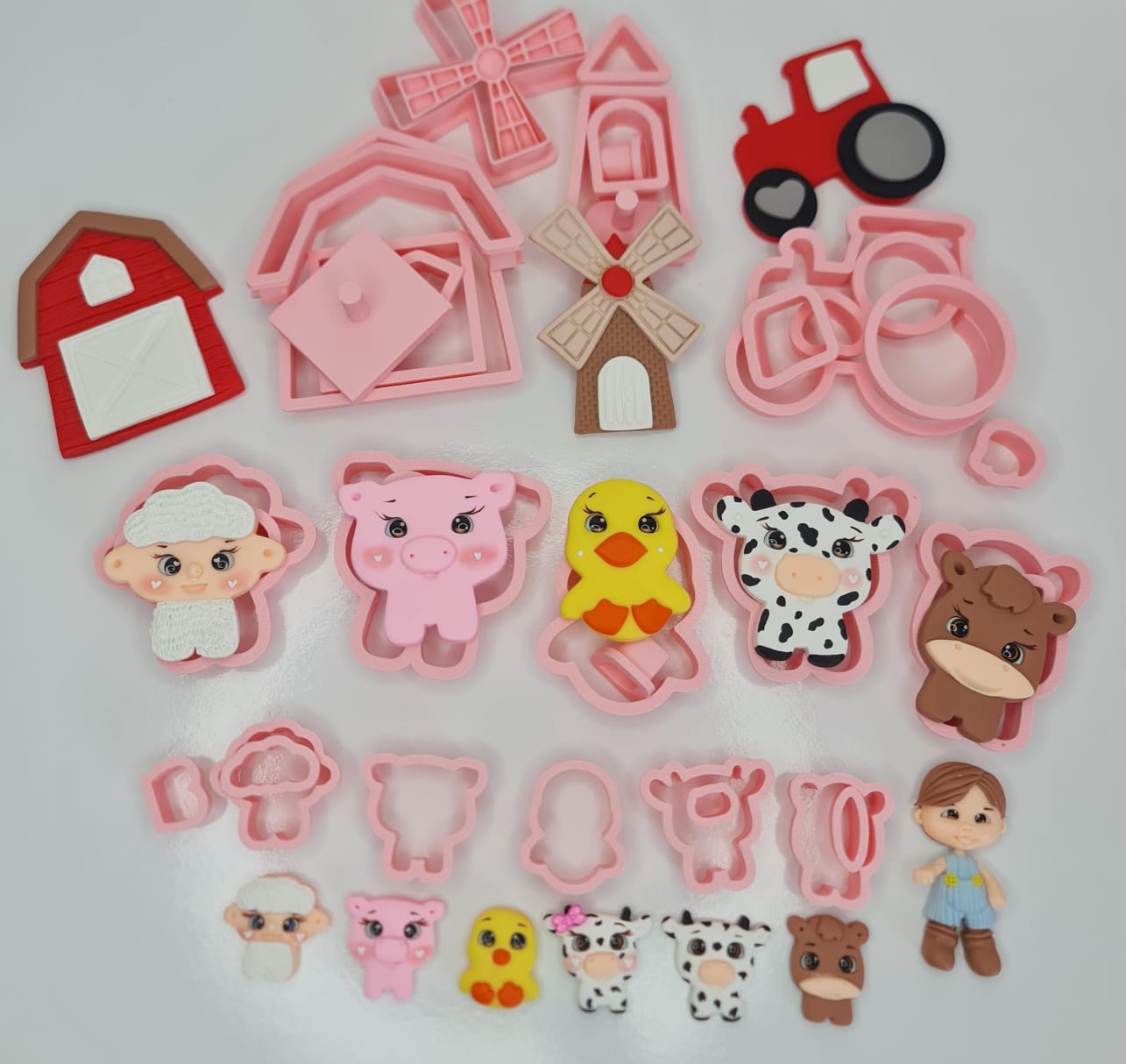 KIT CORTADOR ANIMAIS 6,5 E 3,5 , CELEIRO TRATOR E MOINHO FAZENDINHA