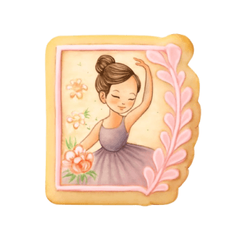 CORTADOR E MARCADOR MOLDURA FLORAL BISCOITO