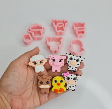 KIT CORTADOR ANIMAIS FAZENDINHA