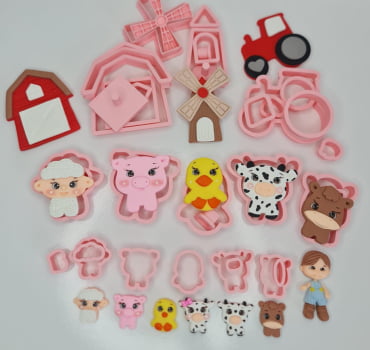 KIT CORTADOR ANIMAIS 6,5 E 3,5 , CELEIRO TRATOR E MOINHO FAZENDINHA