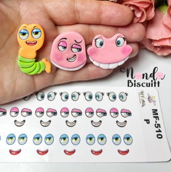 Olhos e bocas docinhos FIni 2 MF 510 Olhos e bocas docinhos FIni 2 MF 510